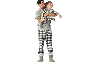 HonestBaby Family Matching Holiday Pajamas 100% Organic Cotton for Men, Women, Kids, Toddlers, Baby Boys, Girls, Unisex, Pets