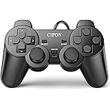 CIPON Wired Controller Compatible with PS-2 Console, Black Remote Gamepad with 2.2M Cable