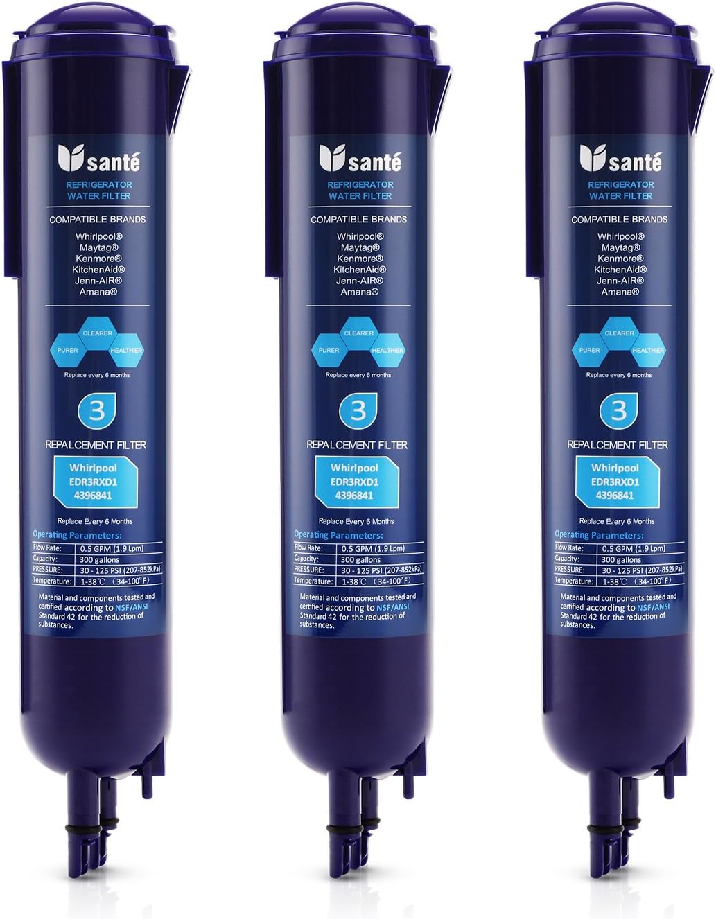 Upsante Ultrawf Refrigerator Water Filter Replacement for Puresource