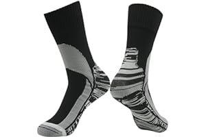 Waterproof Hiking Breathable Socks, [SGS Certified] RANDY SUN Unisex Outdoor Sport Skiing Trekking Socks 1 Pair