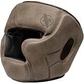 Hayabusa T3 LX Leather Adjustable MMA Headgear - Brown, One Size