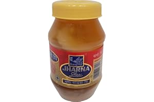 JHARNA GHEE Jharna Pure Ghee 250g (8.81 Ounce) Premium Quality Original Grass-Fed Clarified Butter, Cultivated With Organic Cow Milk, Contains No Artificial Color, Natural and Flavorful aromatic delight that makes your every meal special