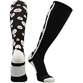 MadSportsStuff Crazy Baseball Socks with Baseballs over the calf (multiple colors)