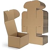 RLAVBL 7x5x4 Small Shipping Boxes Set of 50, Brown Corrugated Cardboard Box for Packing, Mailing, Business