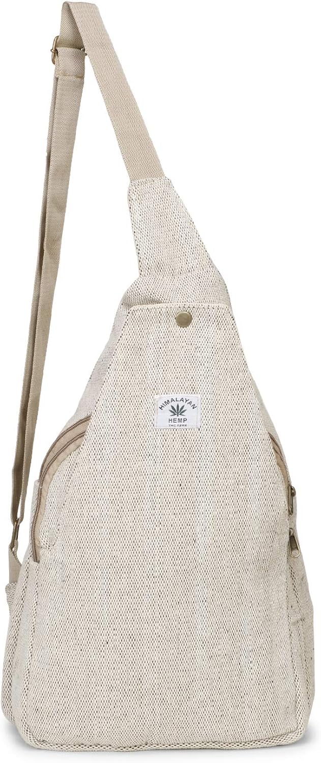 Buy LONGING TO BUY Himalayan Hemp Shoulder Bag & CrossBody Bag (Brown
