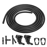 X AUTOHAUX Front Windshield Washer Nozzles Kit with