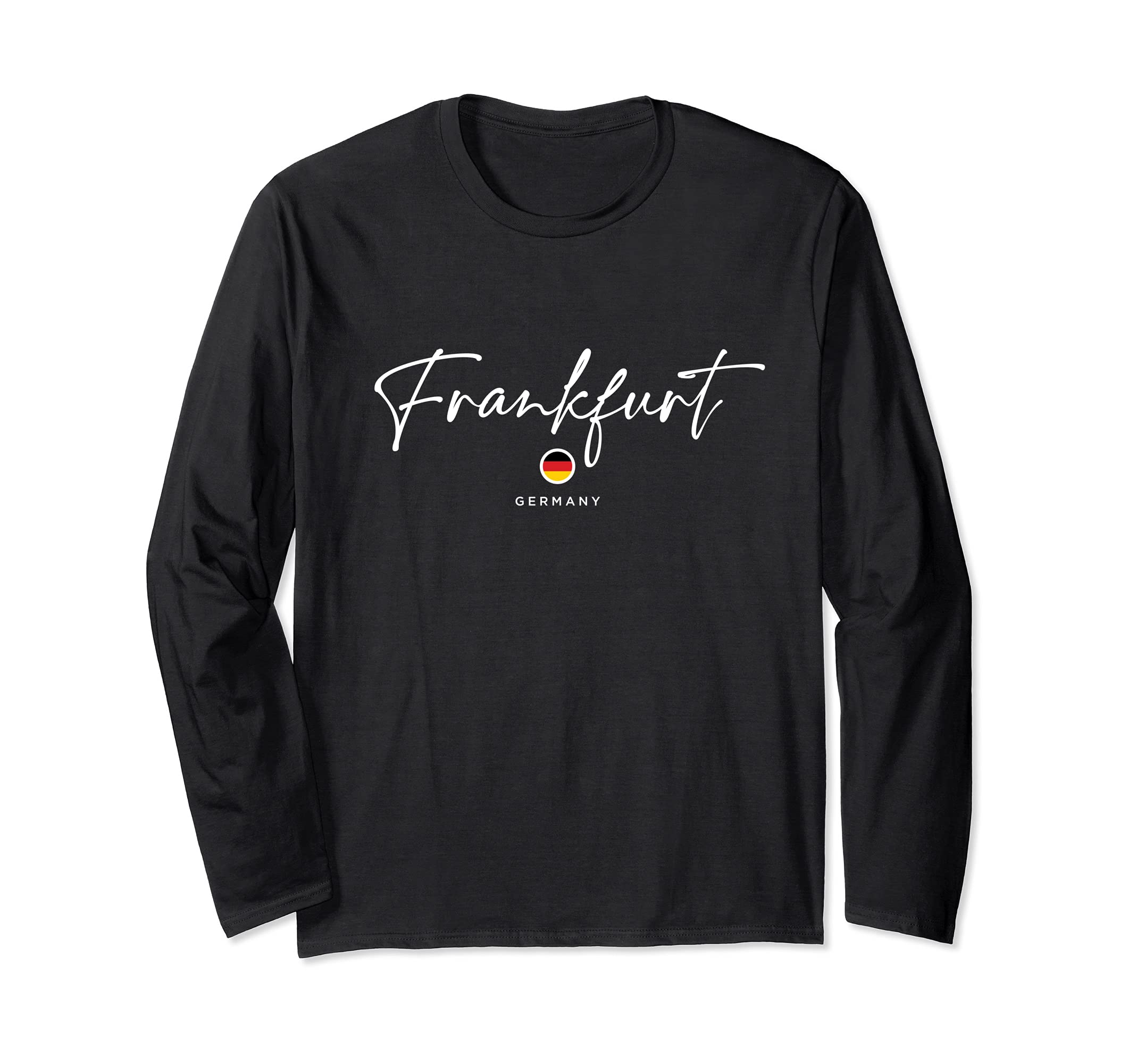 Frankfurt Germany Flag Long Sleeve T-Shirt