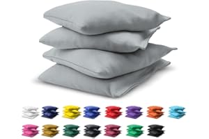 GoSports Official Regulation Cornhole Bean Bags Set (4 All Weather Bags) - 16 Colors Available