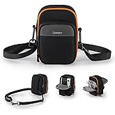 Cwatcun Digital Compact Camera Sling Bag，Portable Protective Small Crossbody Camera Case Lightweight Photography Camera waist bag for Canon Nikon Sony Fuji Digital Camera