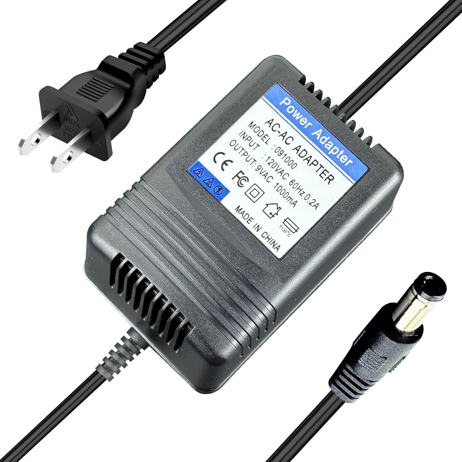 Fesasn 9V AC Power Adapter Fits for Alesis Midiverb