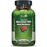 Irwin Naturals Pro-Active Nitric Oxide PWR - 60 Liquid Soft-Gels - Blood-Flow Booster with L-Citrulline, Beet Root & Red Spinach