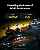 Lexar THOR OC DDR5 RAM 32GB Kit 6000 MT/s 2x16GB CL32 1.3V view 2