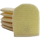 PPHAO Facial Cleansing Sponge - Exfoliating Facial Cleansing Cloths Gloves Mitts - Softweave Exfoliating Washcloths - 6 Pack