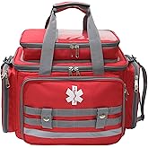 MYDAYS OUTDOOR Medical Bag Empty,First Aid Bag，Home Health Nurse Bag,First Aid Storage Bag,Medical Supplies Emergency Responder Trauma Bag for Nursing Student,Therapist,Doctors