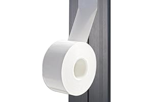 URDAR BRUNNR White Window Weather Sealing Tape,Window Draft Isolation Sealing Film Tape,Window AC Seal Air Conditioner Sealing Tape No Residue Waterproof Self Adhesive for Keep Out Cold Air Dust Rain(2IN X 99FT)