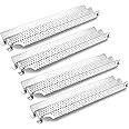 Grill Heat Plates Replacement for Viking VGBQ 30 in T Series, VGBQ 41 in T Series, VGBQ 53 in T Series, VGBQ30, VGBQ41, VGBQ53 Gas Models, Stainless Steel, 23 1/8" x 5 3/4", 4 Pack