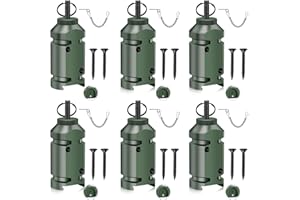 WALLACE FORGE 6X Trip Alarm, Perimeter Trip Alarm, 12 Gauge Camping Trip Wire Alarm Device, Early Warning Security System for Camping and Property Safety/Bear Deterrent,Camping Safety Trip Alarm with 12pcs Screws