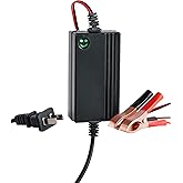 Orion Motor Tech 12V Battery Charger, Multipurpose Charger Power Bank for Charging Boats Motorcycles ATVs Riding Mowers, Car Battery Charger with Quick Charging & Power Indicator, 1PC