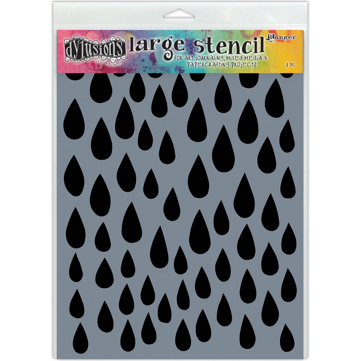 Ranger DYS52302 Dyan Reaveley's Dylusions Stencils, Multi-Colour, 9 x 12-Inch
