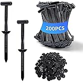 Industrial Grade Nylon Cable Ties, Heavy Duty Black Self-Locking Zip Ties, Weather Resistant, UV Protected, 50 lb Tensile Str