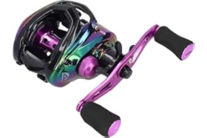 Baitcasting Reel High Speed Ratio 8.1:1 Baitcasting Fishing Reel Metal Lightweight Casting Fishing Wheel Reels