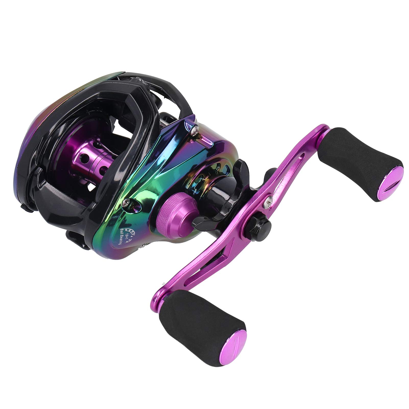 Fafeims Baitcasting Reel 8.1:1 Gear Ratio – Lightweight Aluminum Fishing Reel for Freshwater & Saltwater Casting, Right-Hand Retrieve, Smooth Carbon Drag System, Precision CNC Mach