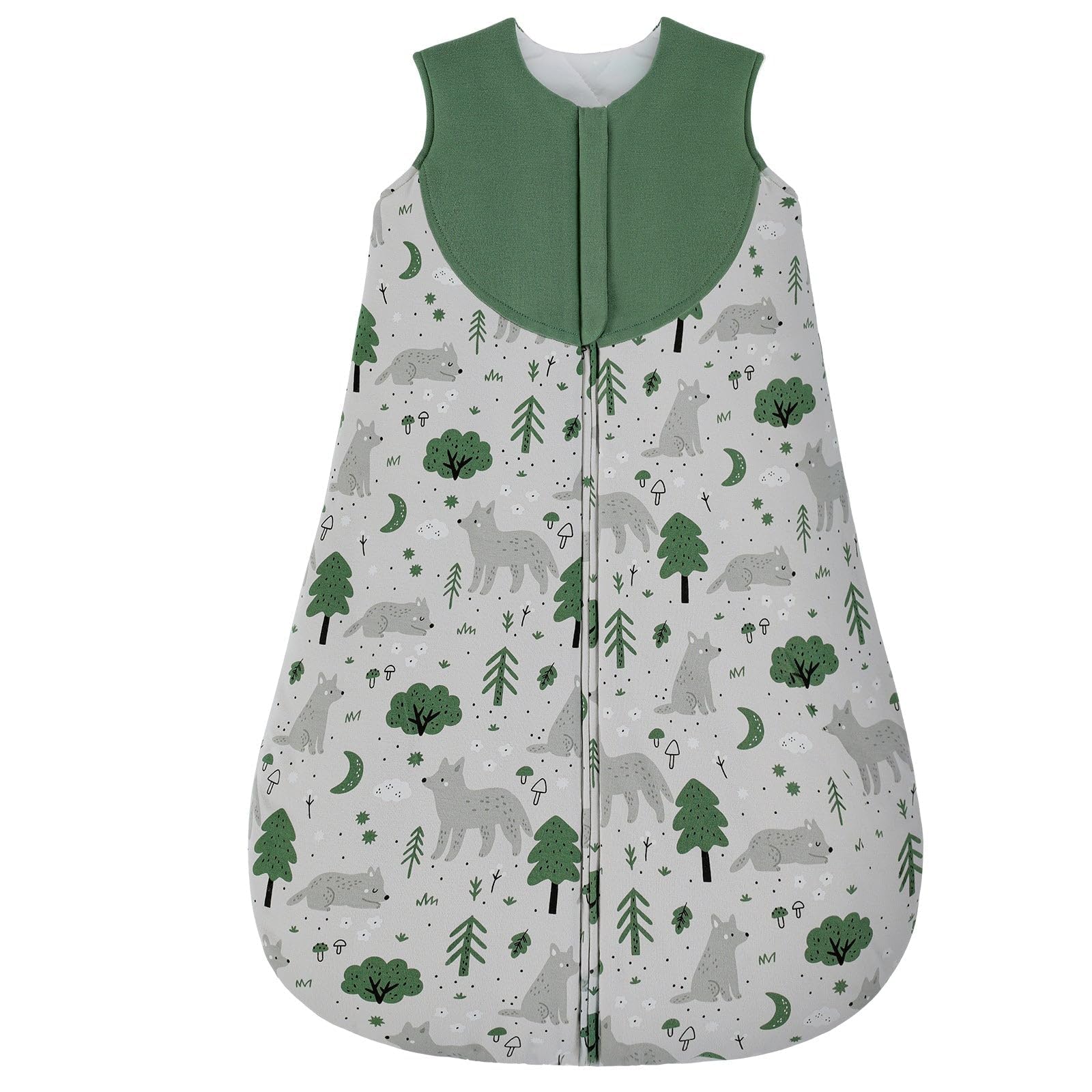 Yoofoss Baby Sleeping Bag 18-24 Months 100% Cotton TOG3.5 Winter Toddler Sleep Sack Wearable Blanket for Infant Toddler Forest Fox