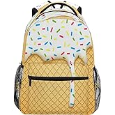 Blueangle Ice Cream Cone Backpack Bookbags Laptop Backpack for Boys Girls Teens, College Backpack Water Resistant Travel Bookbag