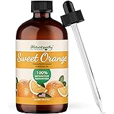 Naturopathy Sweet Orange Essential Oil Therapeutic Grade Premium Quality Oil with Glass Dropper - Huge 4 fl. Oz - Perfect for