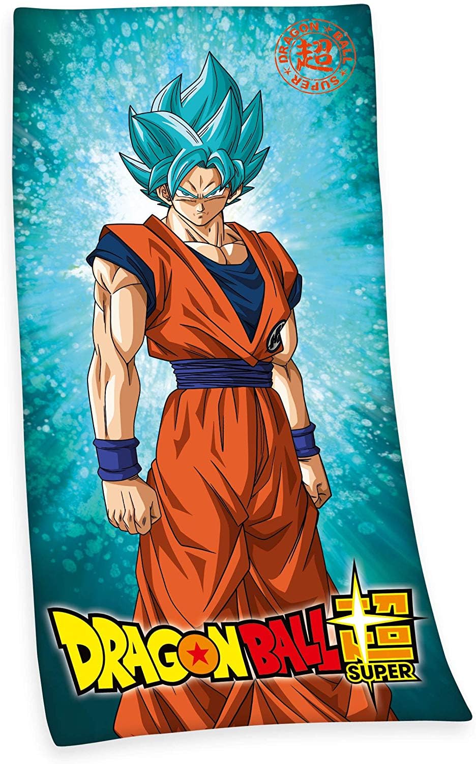 Herding Dragon Ball Super Bath Towel, 150 x 75 cm, Cotton, Multi-Colour
