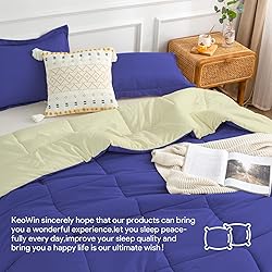 KeoWin Comforter Set King Size Bed 3 Piece