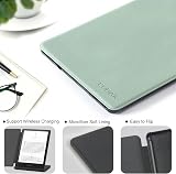 CoBak PU Leather Case for All-New 7" Kindle Paperwhite 12th Gen Matcha Green view 3