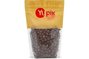 Yupik Milk Chocolate Covered Peanuts, 1 kg, Kosher, Peanuts Dipped in Fine Milk Chocolate, Crunchy & Smooth, Chocolate Candy,