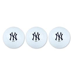 Team Effort New York Yankees Golf Ball Pack of 3