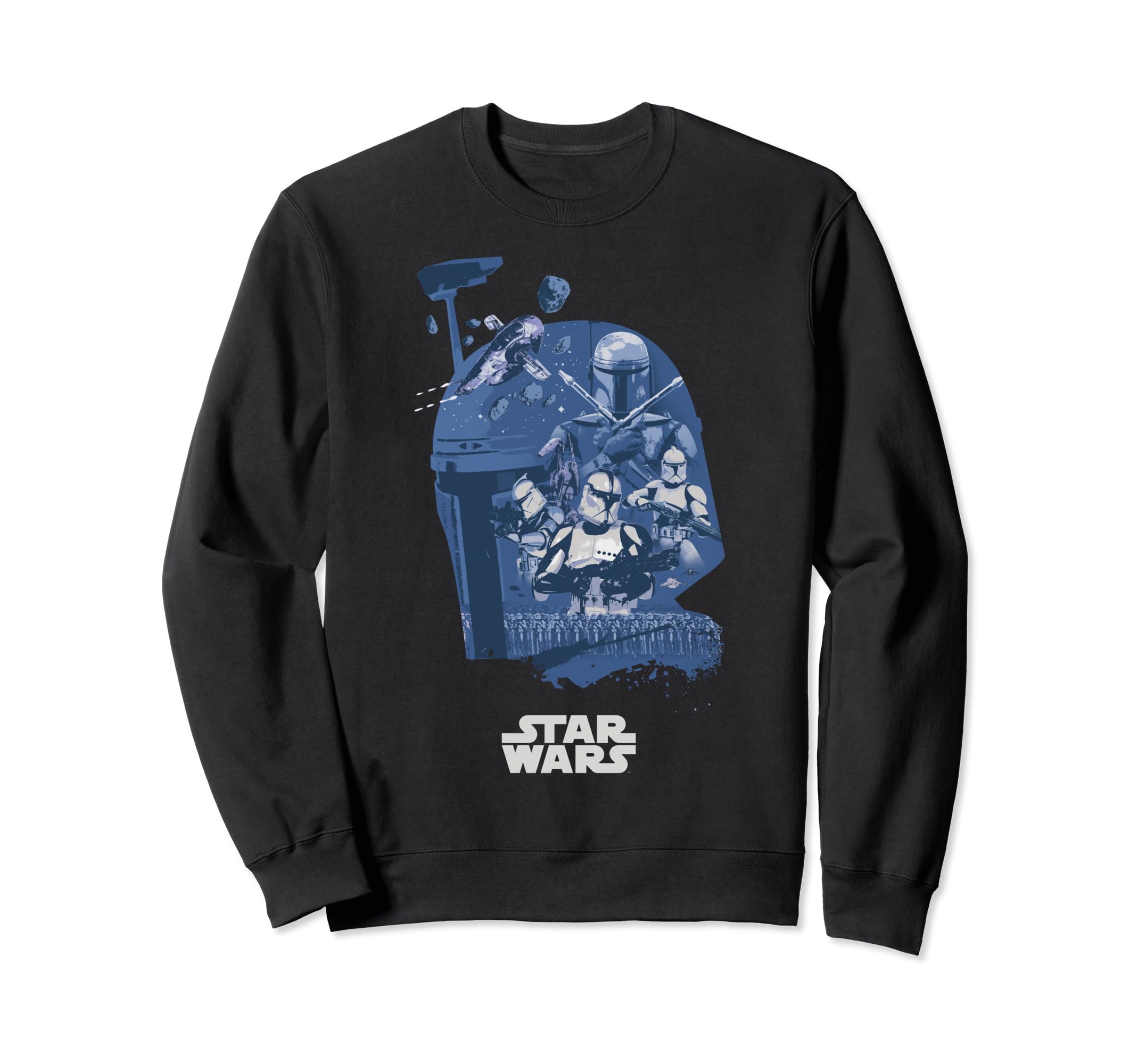 Star Wars Boba Fett Character Helmet Fill Sweatshirt