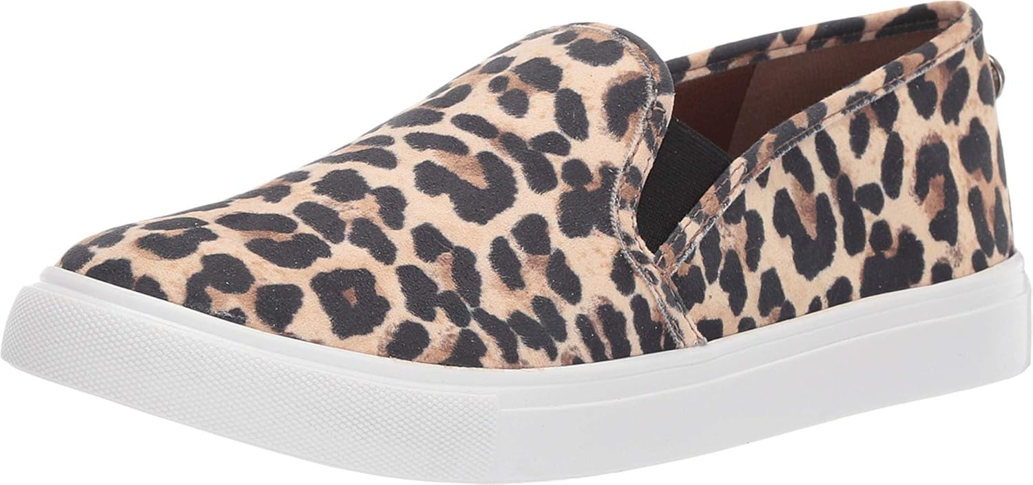 steve madden cheetah slip on sneakers