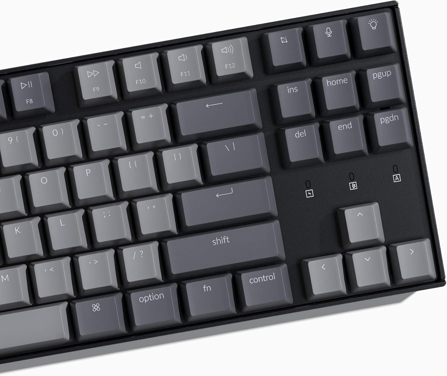 Keychron K8 Tenkeyless Wireless Mechanical Keyboard for Mac, White Backlight, Bluetooth, Multitasking, Type-C Wired Gaming Keyboard for Windows with Gateron Brown Switch: Computers & Accessories
