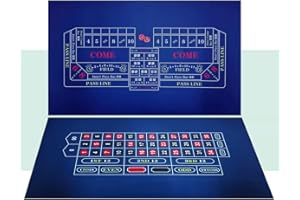 BALIKEN 36x18 Inches Roulette Table Mat & Craps Table Top Casino Felt Professional Grade Mat
