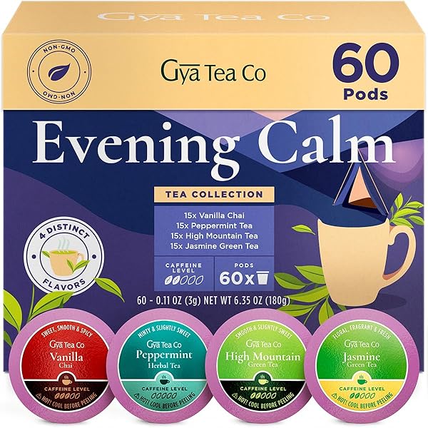 GYA TEA CO EVENING CALM TEA POD COLLECTION...