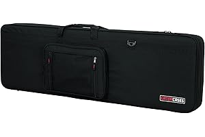 Gator Cases Lightweight Polyfoam Guitar Case for Electric Bass Guitars; (GL-BASS)