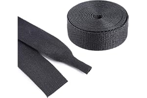 SUNNAREPOON 2 to 1 Heat Shrinkable Fabric Woven Wire Loom, Braided Cable Management Hose Sleeve for Protection Automotive Cable/Wire/Irregular Shape Hose (1/2'' - 28ft)