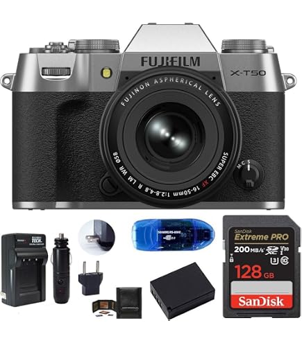 Amazon.com : FUJIFILM X-T50 Mirrorless Camera with 15-45mm Lens