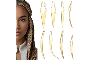8 Pcs Interlocking Tool for Locs, Sisterlock Retighten Tool, Dreadlock Crochet Needle for Maintaining Dreadlocks & Hair Extensions