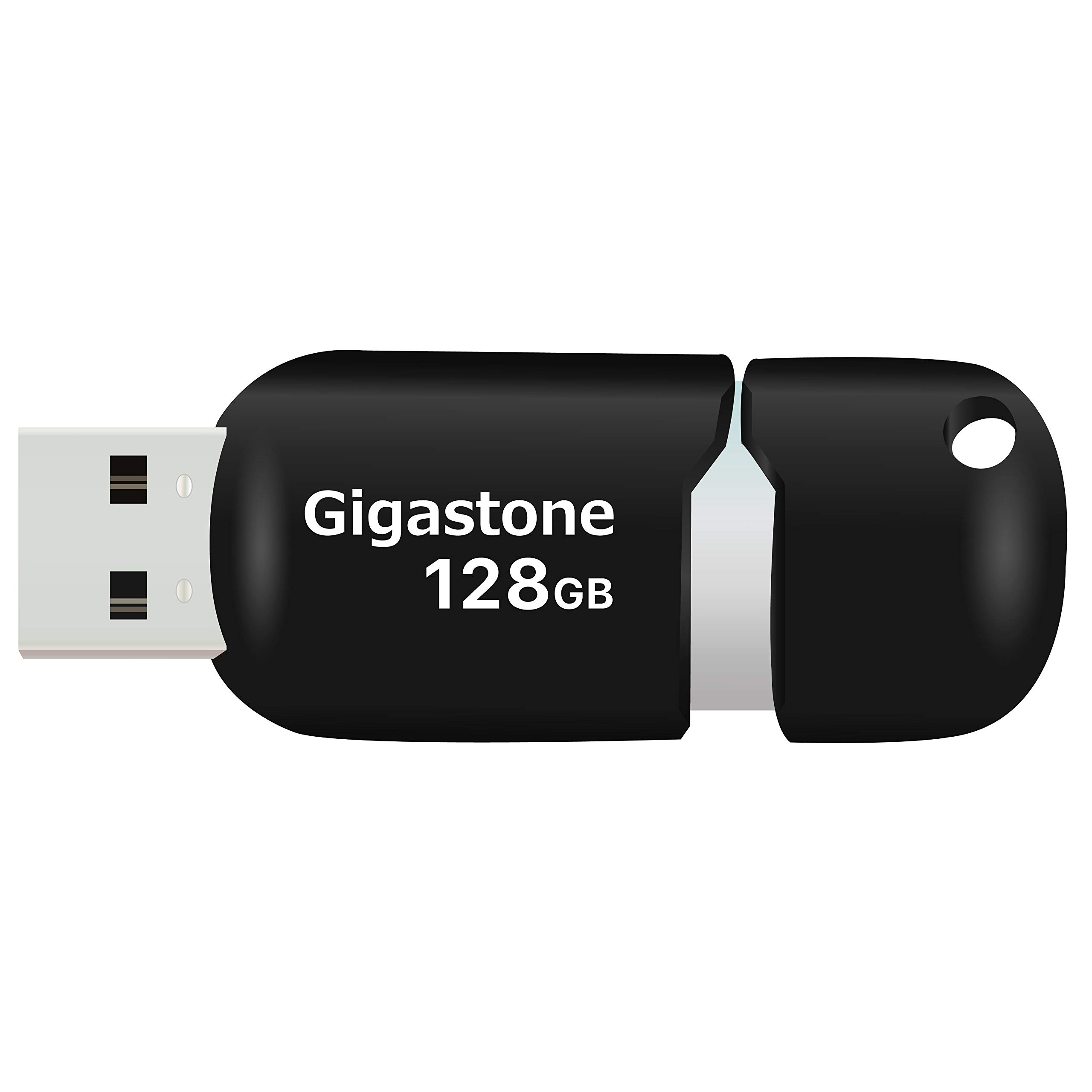 GIGASTONE 128GB V10 USB 2.0 Flash Drive 128GB Flash Drive Thumb Drive Memory Stick Pen Drive Capless Retractable Design
