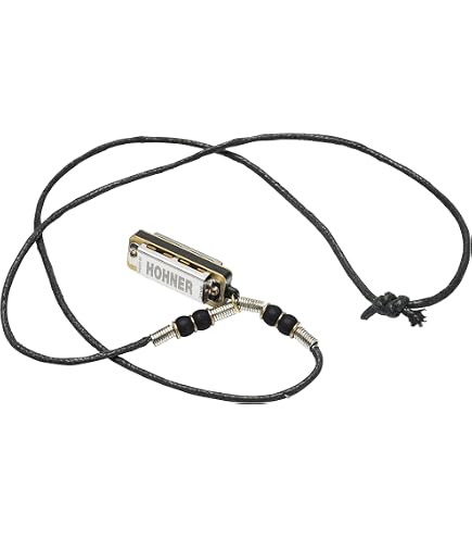 Amazon.com: Hohner M38N-LB Mini Harmonica Necklace, Light Blue