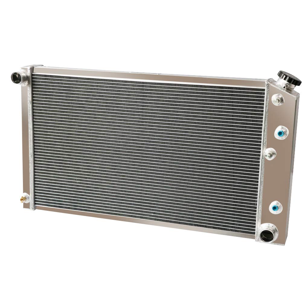 ECMRAD 3 Row Aluminum Radiator Compatible with Pontiac GTO, Chevy ...