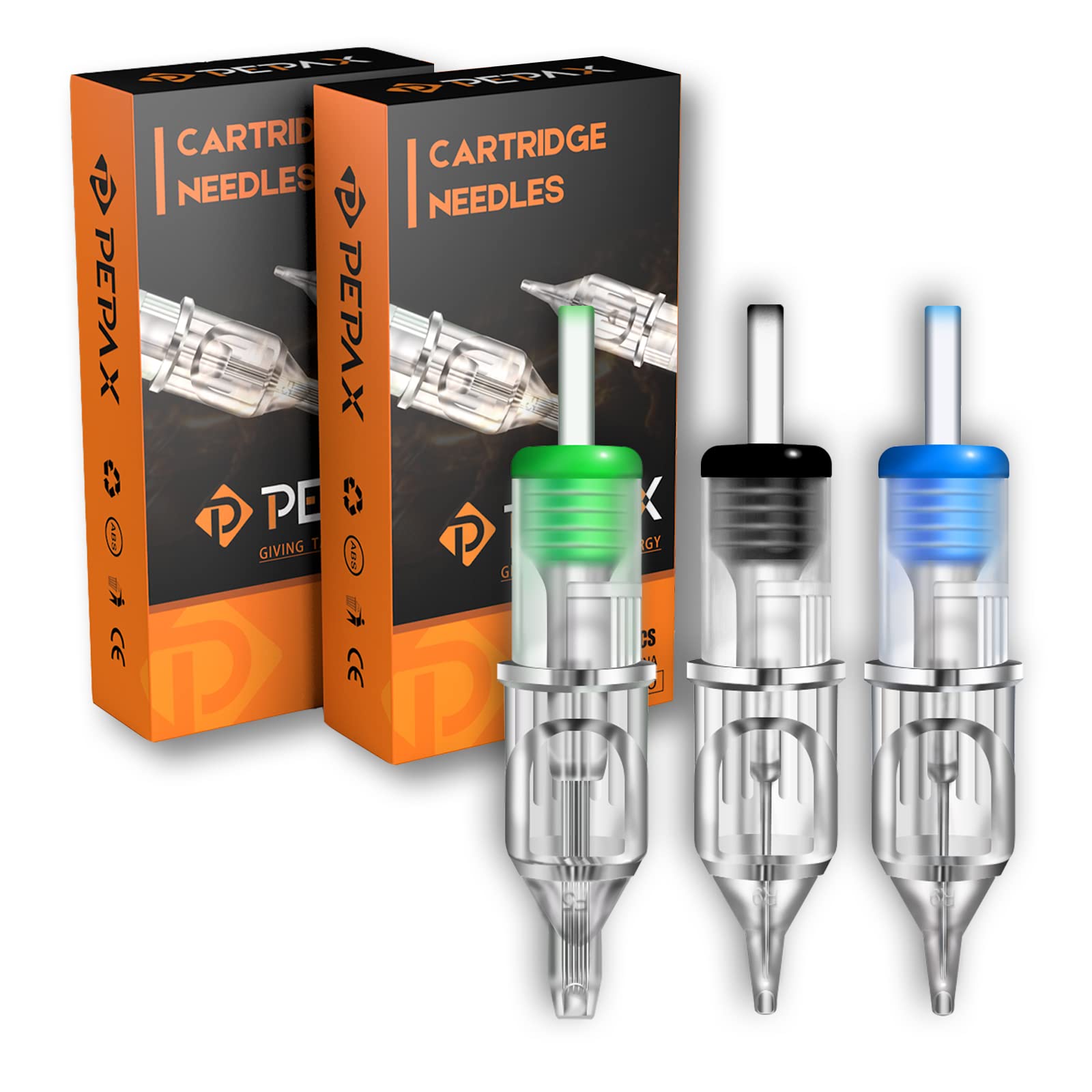 Cartridge RL RS M1 - PEPAX 0.35mm 40Pcs Mixed Cartridges 1203RL 1205RL 1207RL 1209RL 1205RS 1207RS 1207M1 1209M1