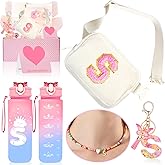 Awfrky Personalized Fanny Pack for Girls, Gift Sets for Teen Girls, Birthday Gifts for 4 5 6 7 8 9 10 11 12 13 Year Old Girl, Initial Crossbody Bag Belt Bag for Girl Kids (S)