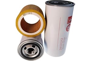 DSFIER Air Compressor Replacement kit 24121212 Air Oil Separator, 39329602 Oil Filter, 88171913 Air Filter (24121212+39329602+88171913)