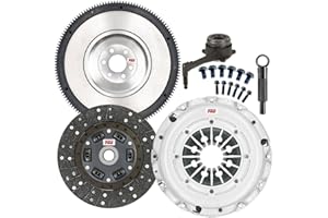 ClutchMaxPRO Performance Stage 2 Clutch Kit with Flywheel with Slave Cylinder Compatible with 2013-2015 VW Beetle 2010-2015 Golf 2009-15 Jetta 2012-15 Passat TDI 2.0 Turbo Diesel (CP02157HDWSFW-ST2)